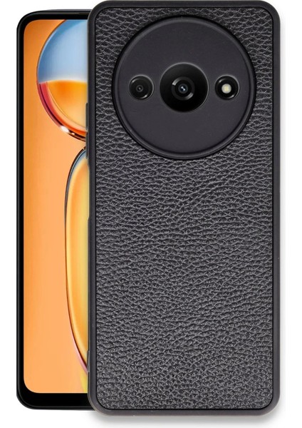 Xiaomi Redmi A3 4g Kılıf Aras Deri Kapak - Siyah