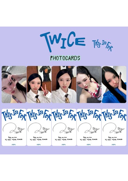Twıce Nayeon '' This Is For '' Photocards Set