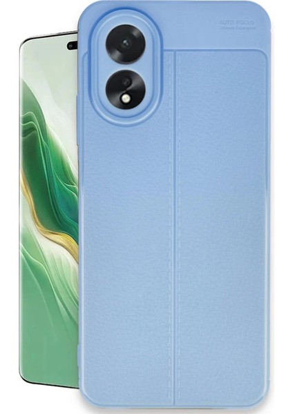 Oppo A38 Kılıf Auto Focus Kapak - Mavi