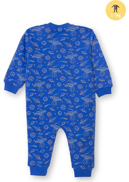 Erkek Bebek Uyku Tulumu 1 Tog Fermuarlı Bisiklet Yaka Uzun Kol fiyatları