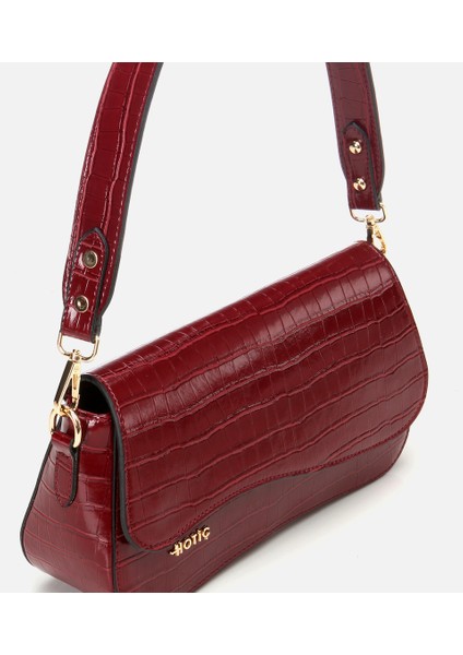 03CAH301120A780 KADIN Bordo Omuz Çantası modelleri