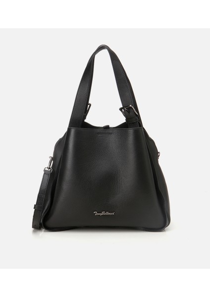 03CAH309270A100 KADIN Deri Siyah Tote Çanta