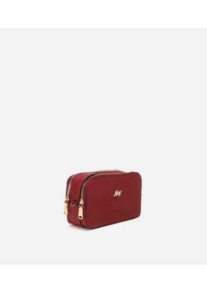 03CAH293370A780 KADIN Deri Bordo Mini Çanta modelleri