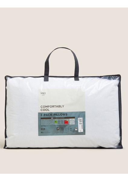 Saf Pamuklu 2'li Comfortably Cool Yastık Seti modelleri