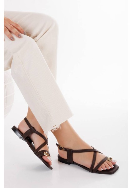 Kadın Yüzük Detaylı Parmak Arası Sandalet 6329 modelleri