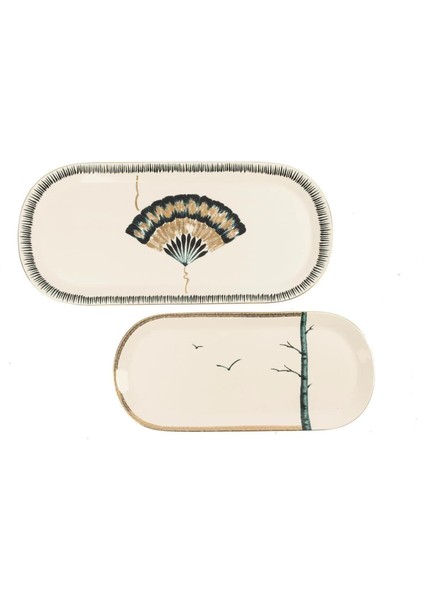 Grace 2'li Oval Servis Tabak