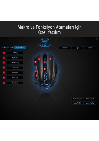 S18 Rgb Backlıght Ağırlık Ayarlı Kablolu Gamıng Optık Mouse fırsatları