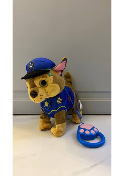 Paw Patrol Sesli Şarkılı Pilli Kumandalı Tasmalı Yürüyen Havlayan Ses Kaydı Yapan Peluş Köpek fırsatları