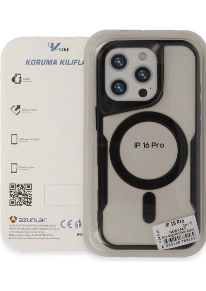 iPhone 16 Pro Max Kılıf Boyi Magsafe Silikon Kapak - Titan Gri modelleri