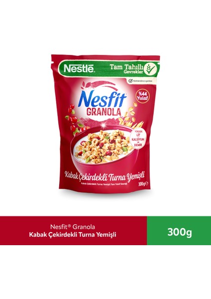 Nesfit granola Kabak Çekirdekli Turna Yemişli 300 gr