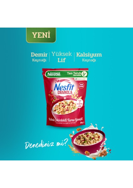 Nesfit granola Kabak Çekirdekli Turna Yemişli 300 gr fiyatları