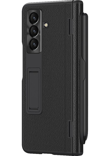 Samsung Galaxy Z Fold7 5g Kickstand Pc + Pu Deri Katlanır Telefon Kılıfı Ekran Koruyucu ve Kalem ile (Yurt Dışından) indirimleri