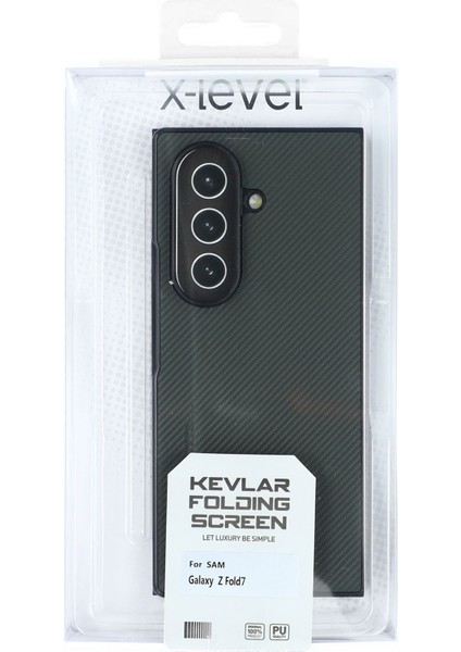 Samsung Galaxy Z Fold7 5g Karbon Fiber Doku Pu Deri + Pc Telefon Kılıfı (Yurt Dışından) fırsatları