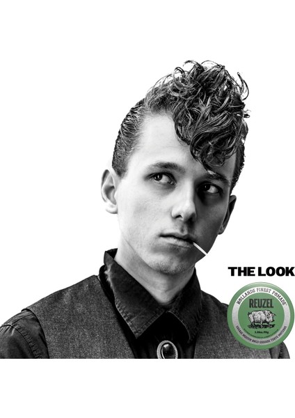 Tüm Saç Tipleri Için Yeşil Pomade Water Soluble Saç Şekillendirici 3.38OZ/95G