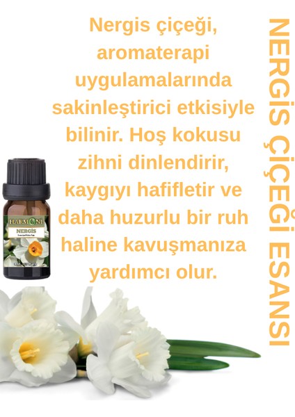 Nergis Çiçeği Esansiyel Uçucu Koku 10ML Difüzör Esansı Buhurdanlık Yağı ve Oda Kokusu fiyatları