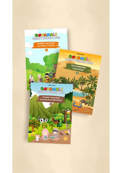 Boyamalı Dinimi Öğreniyorum Seti 3 Kitap