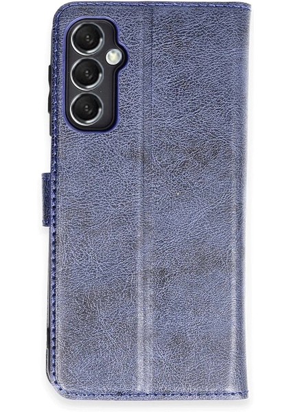 Samsung Galaxy M34 5g Kılıf Trend S Plus Kapaklı Kılıf - Lacivert
