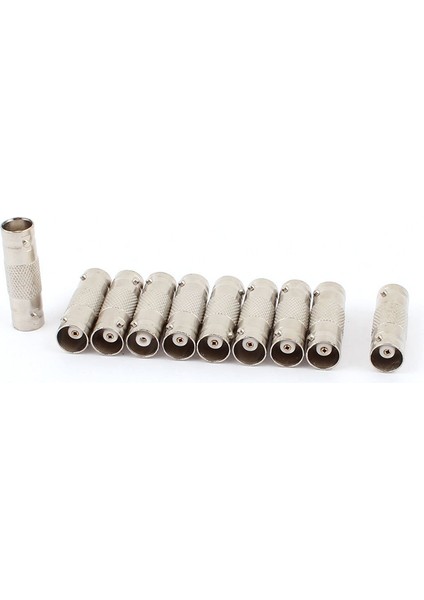 10 Adet Bnc Dişi Cctv RG59 Koaksiyel Kablo Konnektör Adaptörü (Yurt Dışından)