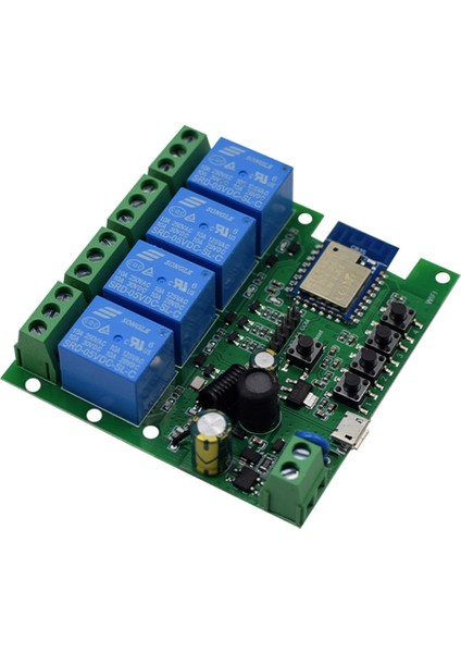 Tuya Akıllı Wifi Motor Anahtar Modülü Rf 433 Radyo Uzaktan Kumanda 4ch Inching Röle Alexa Google Home Için, 4ch AC85-250V (Yurt Dışından) indirimleri