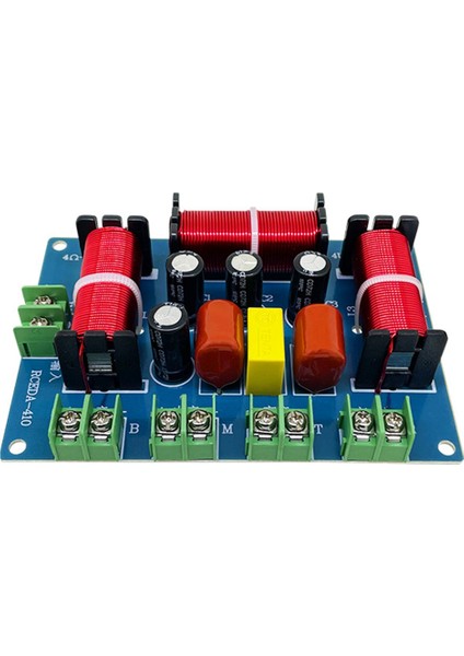 200 W Hoparlör Geçiş Çift Tiz + Orta Kademe + Bas 4 Yollu Hoparlör Ses Frekans Bölücü Ev Sinema Hoparlörü Bölücü (Yurt Dışından)