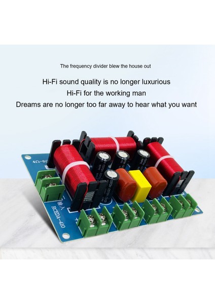 200 W Hoparlör Geçiş Çift Tiz + Orta Kademe + Bas 4 Yollu Hoparlör Ses Frekans Bölücü Ev Sinema Hoparlörü Bölücü (Yurt Dışından) fırsatları