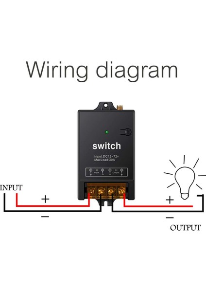 Uzaktan Kumanda Anahtarı, Dc 12V/24V/48V/72V 40A Röle, 984FT Uzun Menzilli Uzaktan Kumanda Anahtarı ile Kablosuz Rf Anahtarı (Yurt Dışından) modelleri