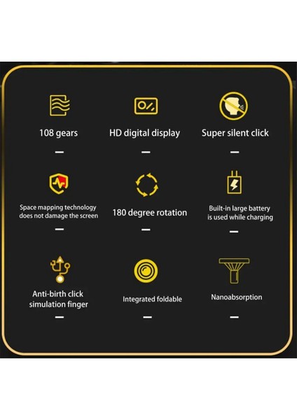 Mobil Ekran Clicker Akıllı Telefon Uygulaması Için Dijital Araç Ekranı Clicker Video Canlı Gadget Mobil Oyun Ekranı Dokunmatik Clicker A (Yurt Dışından) fırsatları