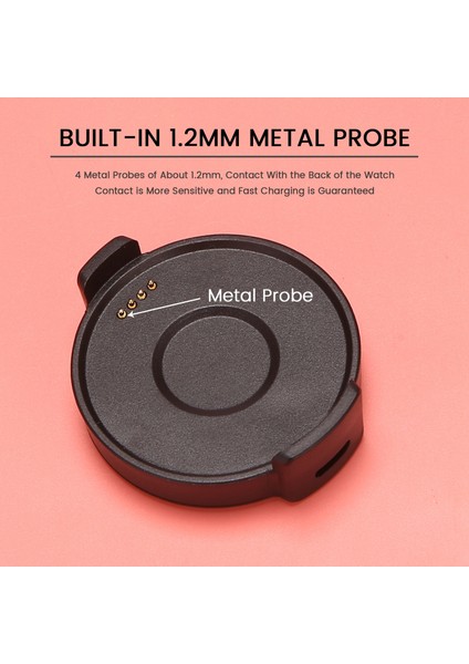 Akıllı Saat Şarj Cihazı Ticwatch Pro Için USB Veri ve Dock Şarj Dock Kablosu Bluetooth Saat Şarj Cihazı ile 1m Manyetik Emme Kablosu (Yurt Dışından) fırsatları