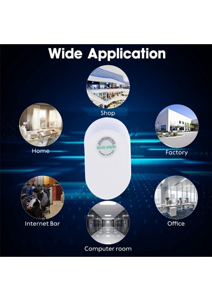 Güç Tasarrufu 90V-250V Güç Enerji Tasarrufu Soketi Güç Faktörü Güç Tasarrufu Ev Güç Tasarrufu Ab Fişi ile (Yurt Dışından)