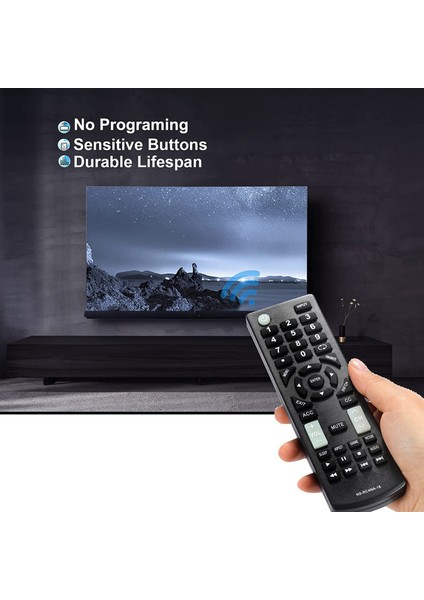 Tüm Insignia Led-Lcd Hdtv Tv'lere Uygun Evrensel Uzaktan Kumanda Yedek Parçası NS-RC4NA-18 NS-32D311NA17 (Yurt Dışından) indirimleri