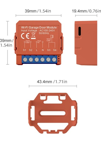 Tuya Akıllı Garaj Kapısı Açacağı Wifi Garaj Kapısı Modülü Zamanlama Garaj Kapağı Panjur Kapı Akıllı Anahtar Açma-Kapama (Yurt Dışından)