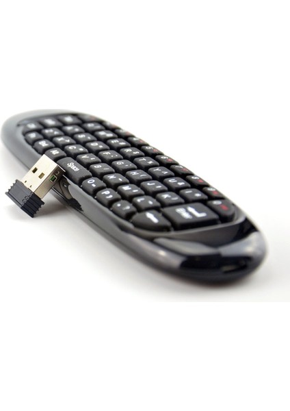 Mini Hava Fare Fly Air Fare Kablosuz Klavye Airmouse 9.0 8.1 Android Tv Kutusu/pc/tv Akıllı Tv Mini 2.4G(C120) (Yurt Dışından)