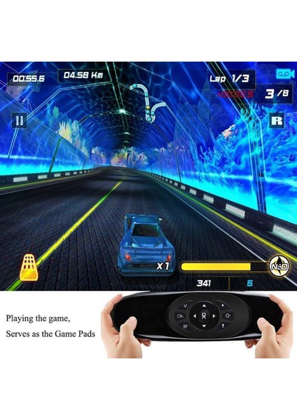 Mini Hava Fare Fly Air Fare Kablosuz Klavye Airmouse 9.0 8.1 Android Tv Kutusu/pc/tv Akıllı Tv Mini 2.4G(C120) (Yurt Dışından) fiyatları