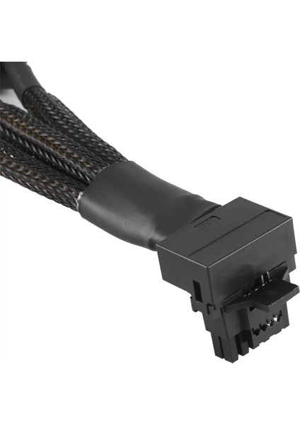 3X8PIN Pcı-E'den 16PIN'E (12+4) Pcı-E 5.0 12VHPWR Konnektörü 90 Derece Dirsek Kablosu Gpu RTX4090 RTX4080 Serisi P8X3'TEN 16PIN-B'YE (Yurt Dışından) fırsatları
