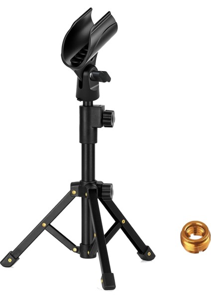 Masaüstü Mikrofon Standı, Çoğu Mikrofon Için 3/8 Inç Dişli Ayarlanabilir Masaüstü Mikrofon Standı (Yurt Dışından)