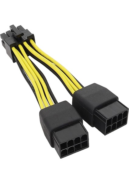 Çift 8pin - 8pin Güç Kablosu Grafik Kartı Güç Kablosu Kablosu Nvıdıa Tesla K80/M40/P100/V1 Gpu 10 Cm, A (Yurt Dışından)