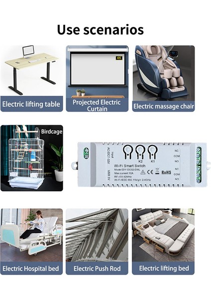 2ch Wifi Akıllı Anahtar Dıy Zamanlayıcı Ewelink 7-32V 2.4g WIFI+RF433+BT Ev Otomasyon Modülü Alexa Google Home Iftt Için (Yurt Dışından) fırsatları