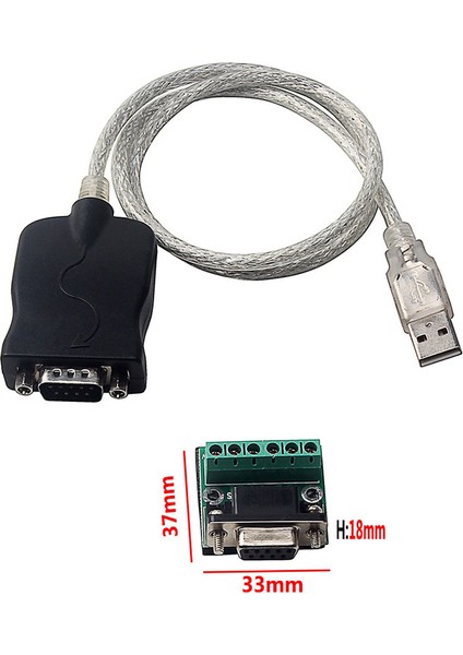 USB 2.0 - RS485 RS-485 RS422 RS-422 Db9 Com Seri Bağlantı Noktası Aygıtı Dönüştürücü Adaptör Kablosu, Prolific PL2303 (Yurt Dışından) modelleri