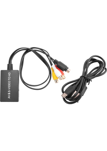 Svideo - HDMI Dönüştürücü S-Video ve 3rca Cvbs Kompozit - Ses Video Dönüştürücü Desteği 1080P 720P (Yurt Dışından) fiyatları