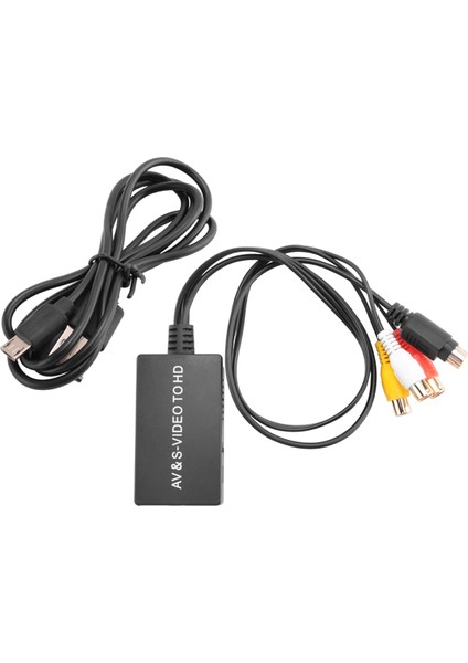 Svideo - HDMI Dönüştürücü S-Video ve 3rca Cvbs Kompozit - Ses Video Dönüştürücü Desteği 1080P 720P (Yurt Dışından) modelleri