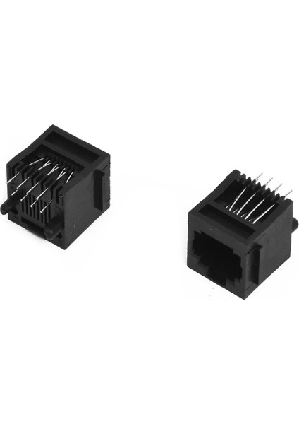 30 Adet Korumasız RJ45 8P8C Ağ Modüler Pcb Konnektör Jakları Siyah (Yurt Dışından) fiyatları