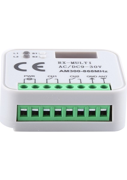 Evrensel Rx Çoklu Frekans 300-868MHZ Alıcı 2ch 12V 24V Röle Modülü Garaj Kapısı Uzaktan Kumandası 433.92MHZ 868MHZ (Yurt Dışından) fırsatları