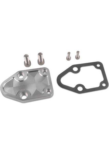 Chevrolet Çift Yakıt Pompası Bloğu Kapatma Plakası Yakıt Pompası Küçük Blok Alüminyum Bölme Sbs 283 327 350 2071 (Yurt Dışından)