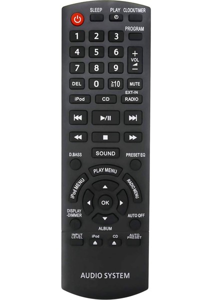 N2QAYB000641 Uzaktan Kumanda Panasonic Kompakt Stereo Sistemi Için Değiştirildi SC-HC35 SCHC35 SC-HC35DB SCHC35DB (Yurt Dışından)
