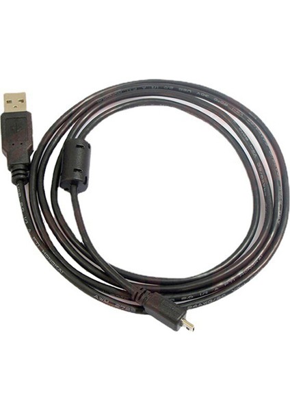 Uc-E6 Veri Kablosu Dijital Kamera USB Mini 8 Pin Evrensel Nikon Fuji Panasonic Olympus Sony 1 M Manyetik Halka ile (Yurt Dışından)