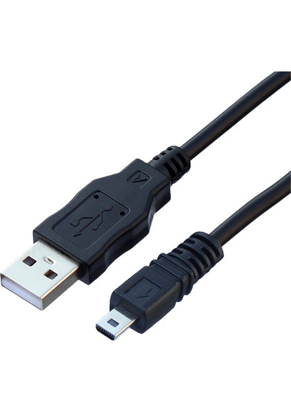 Uc-E6 Veri Kablosu Dijital Kamera USB Mini 8 Pin Evrensel Nikon Fuji Panasonic Olympus Sony 1 M Manyetik Halka ile (Yurt Dışından) fırsatları