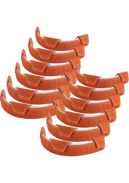 Sert Şapka Ter Bandı - Pamuklu Yıkanabilir Sert Şapka Kendinden Yapışkanlı Ter Bandı Astarı Tekrar Kullanılabilir Sert Şapka Kask Ter Pedleri 12 Adet (Yurt Dışından)