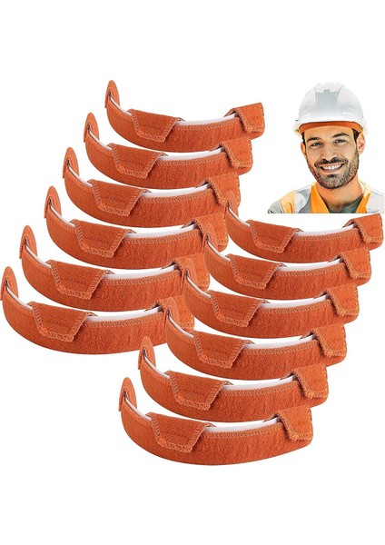 Sert Şapka Ter Bandı - Pamuklu Yıkanabilir Sert Şapka Kendinden Yapışkanlı Ter Bandı Astarı Tekrar Kullanılabilir Sert Şapka Kask Ter Pedleri 12 Adet (Yurt Dışından) fiyatları