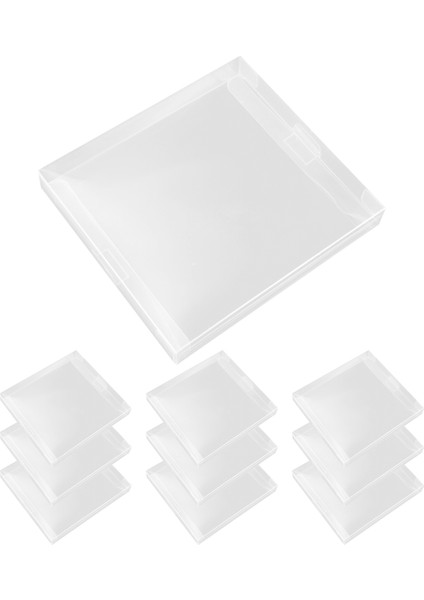 Şeffaf CD Ekran Kutusu Tekli Müzik CD Kartı Saklama Koruyucu Kılıf Albüm Toz Kapağı C (Yurt Dışından)