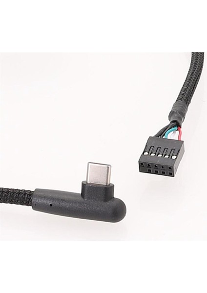 1 Adet USB 9pin - Tip C Kablo Bilgisayar Anakartı Için Anti-Kalkanlama Örgü Hattı Stabiliteyi ve Hızı Artırır 60CM (Yurt Dışından) indirimleri